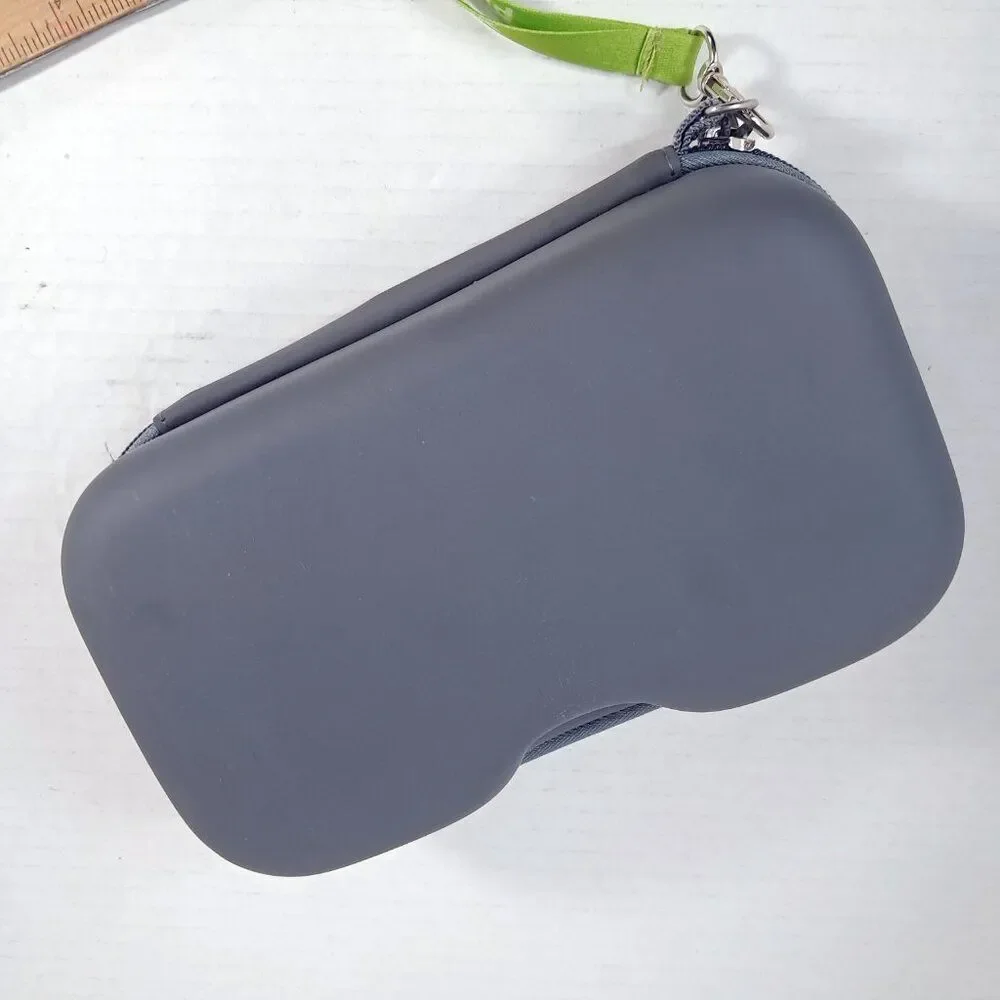 PHONAK Hearing‎ Aid Clamshell Case Storage Travel bag grey gray zipper